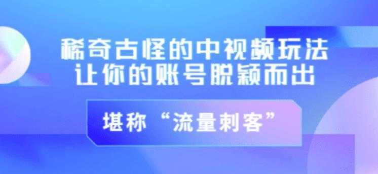 不讲李·稀奇古怪的冷门中视频冷门玩法，让你的账号脱颖而出，成为流量刺客！