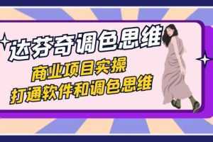 达芬奇-调色思维，商业项目实操，打通软件和调色思维