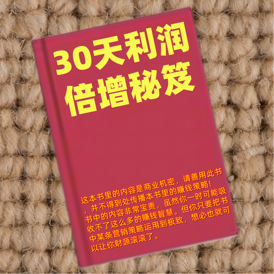30天利润倍增秘笈(完整版)