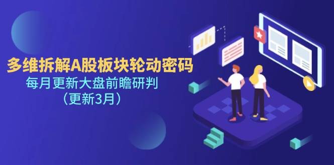 多维拆解A股板块轮动密码，每月更新大盘前瞻研判