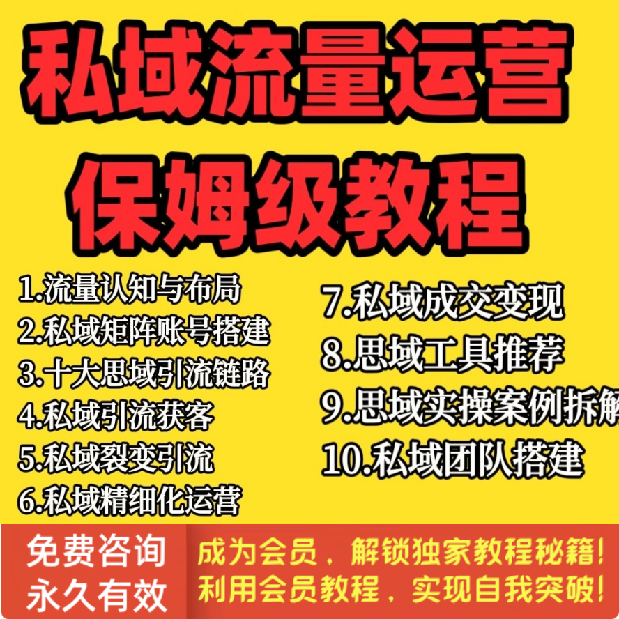 私域流量运营课-45节