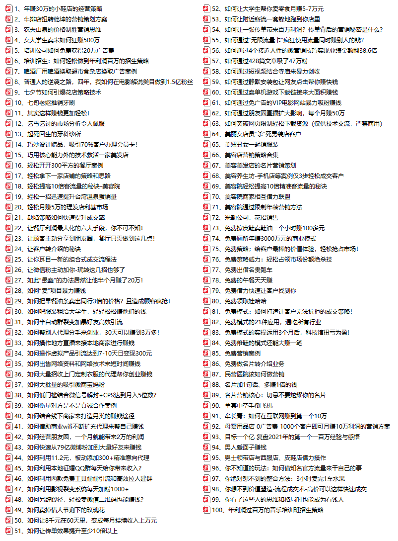 营销策划经典案例第4集