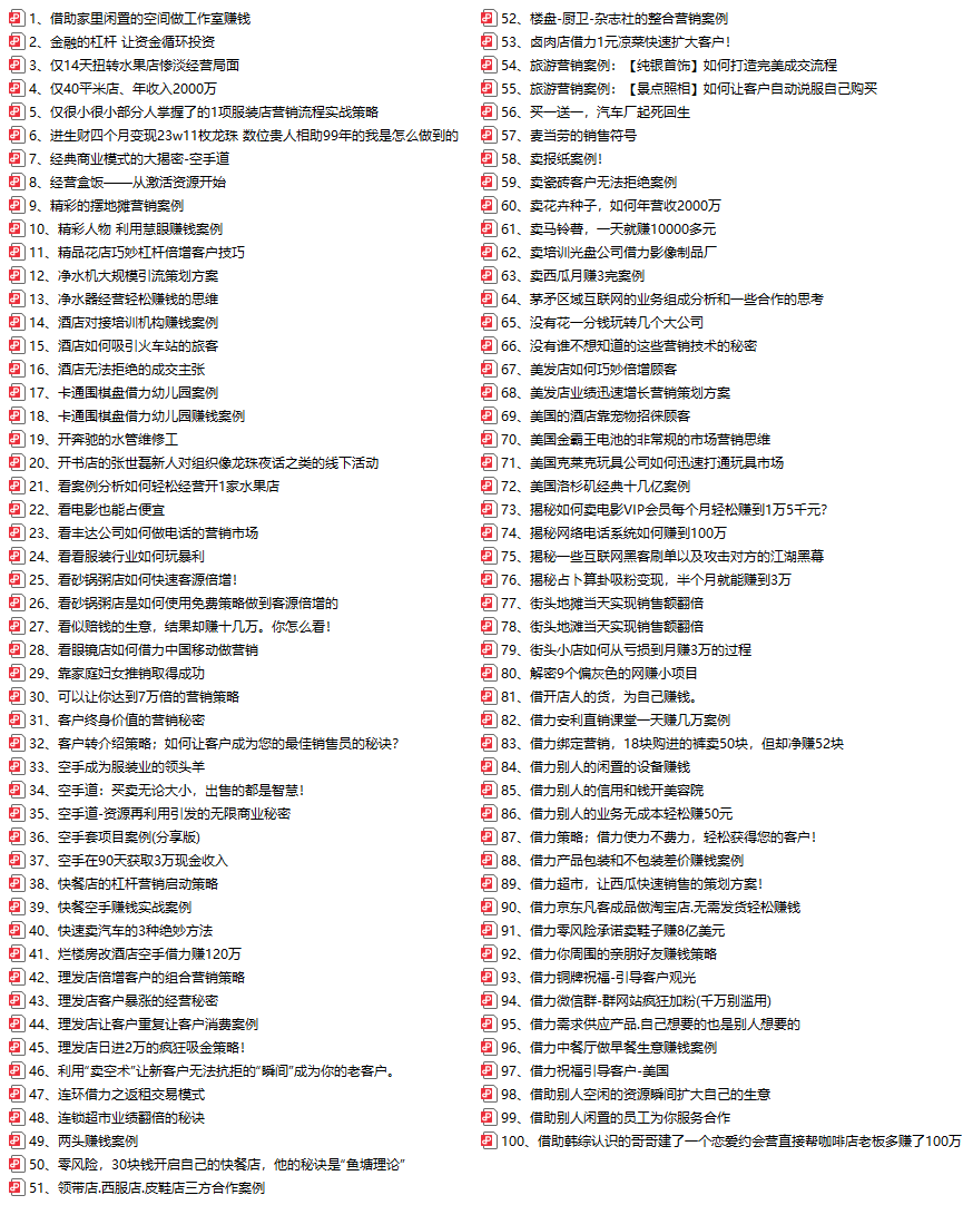 营销策划经典案例第3集