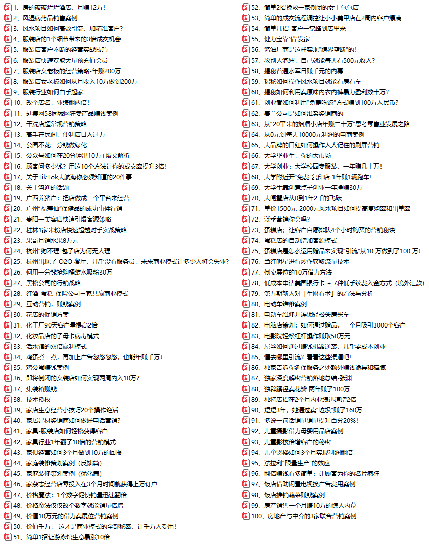 营销策划经典案例第2集