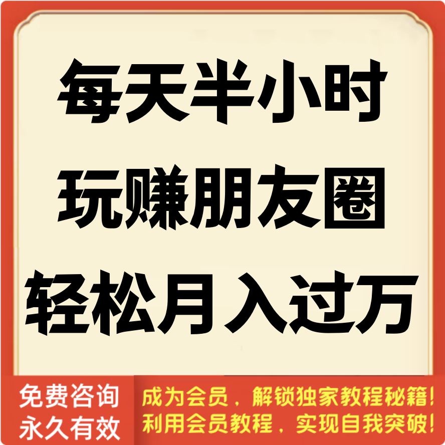 每天半小时玩转朋友圈课