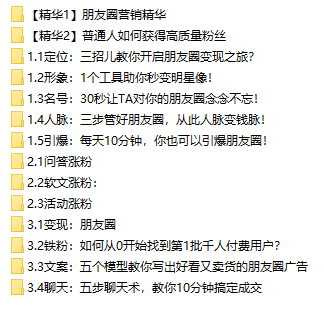 朋友圈营销实战精选课