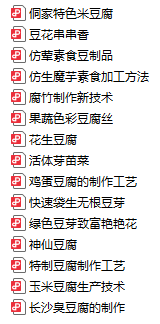 芽菜豆腐生产制作技术汇集