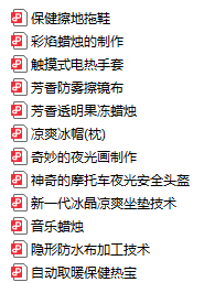 新奇产品制作技术汇集