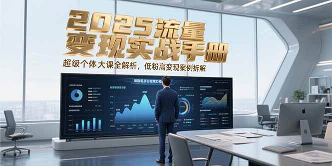 2025流量变现实战手册，超级个体大课全解析，低粉高变现案例拆解