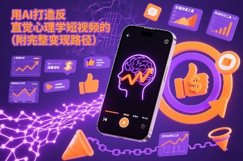用AI打造“反直觉”心理学短视频的流量密码
