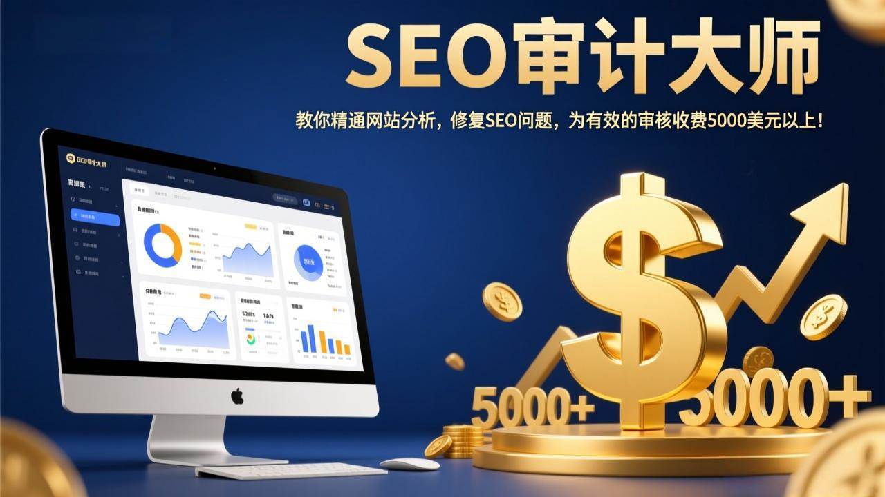 SEO审计大师:教你精通网站分析,修复SEO问题,为有效的审核收费5000美元以上!