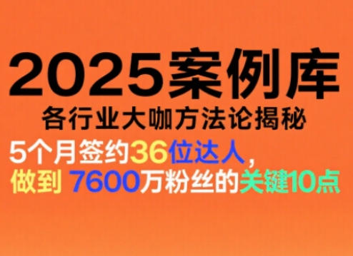 波波来了案例库，收录各行业大咖的方法论，各行业大咖方法论揭秘