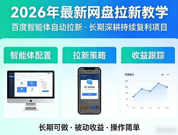 2026年最新网盘拉新教学,一个可以长期深耕、持续复利的项目