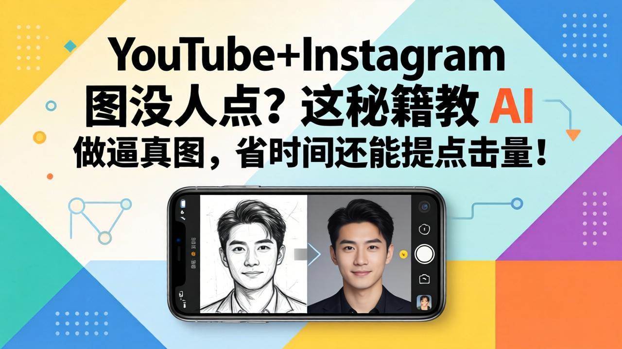 YouTube+Instagram 图没人点？这秘籍教 AI 做逼真图，省时间还能提点击量